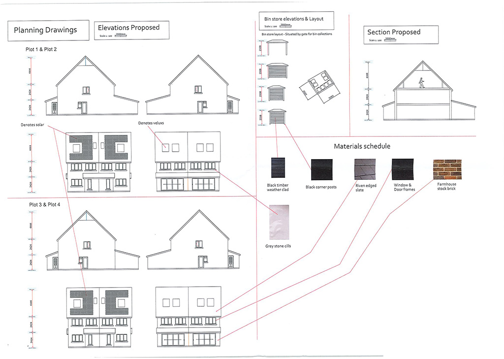 Lot: 53 - BUILDING PLOT WITH PLANNING FOR FOUR DWELLINGS - 